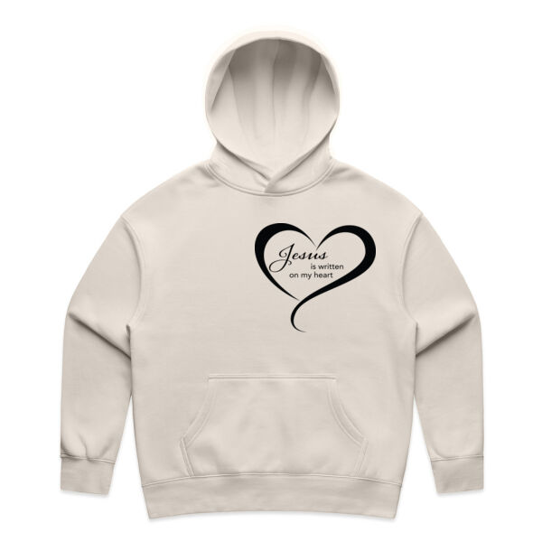Jesus is Written on my Heart hoodie Thumbnail